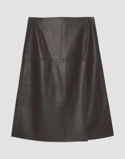 Flash Sale someday Fashion Midi Rok Omeno Dark Chocolate