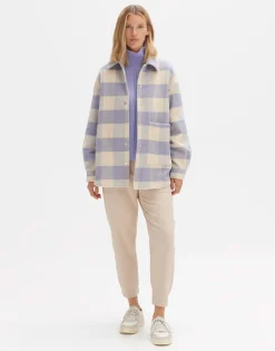 Hot someday Fashion Overhemd Julola Check Soft Viola