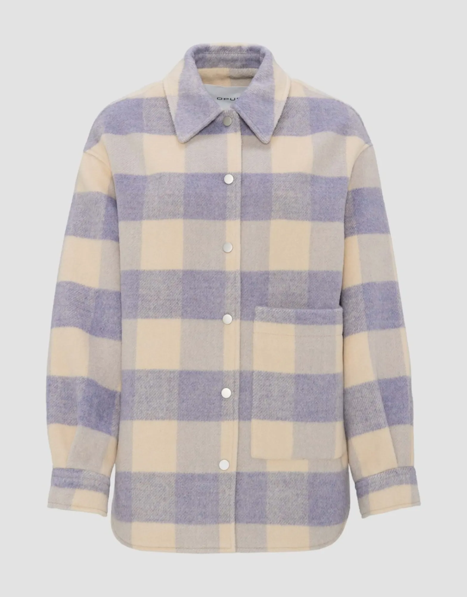 Hot someday Fashion Overhemd Julola Check Soft Viola