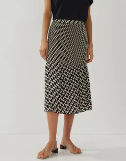 Best Sale someday Fashion Plissu00E9Rok Onora Artisan Ocean