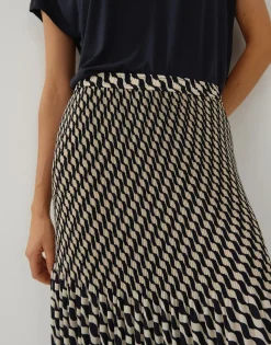 Best Sale someday Fashion Plissu00E9Rok Onora Artisan Ocean