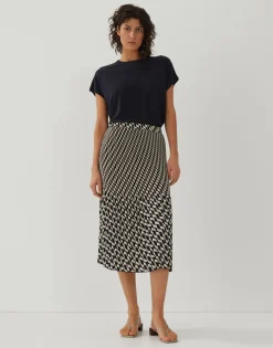 Best Sale someday Fashion Plissu00E9Rok Onora Artisan Ocean