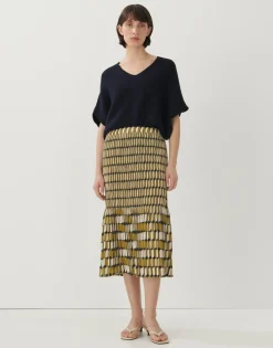 Shop someday Fashion Plissu00E9Rok Onora Chain Green Moss