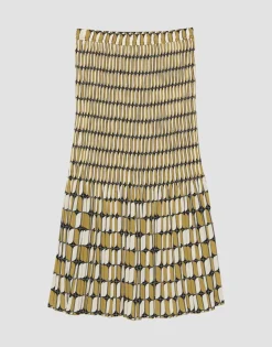 Shop someday Fashion Plissu00E9Rok Onora Chain Green Moss