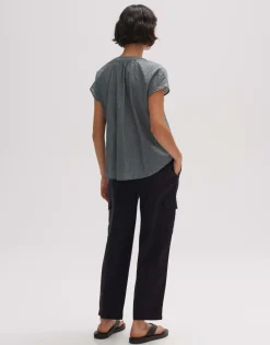 Discount someday Fashion Shirt Blouse Famita Deep Teal