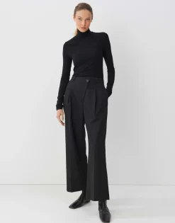 New someday Fashion Shirt Met Col Kimora Black