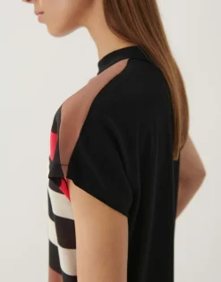 Flash Sale someday Fashion Shirt Met Print Kreata Print Black