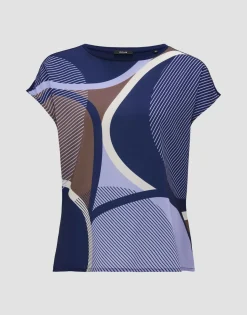 Shop someday Fashion Shirt Met Print Sadoli Print Blue Hour