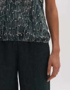 Sale someday Fashion Shirt Met Print Strolchi Sunny Deep Teal