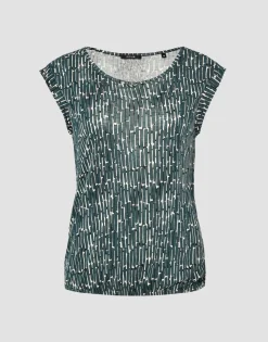 Sale someday Fashion Shirt Met Print Strolchi Sunny Deep Teal