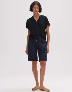 Sale someday Fashion Short Melvita Shorts Solid Coal Blue