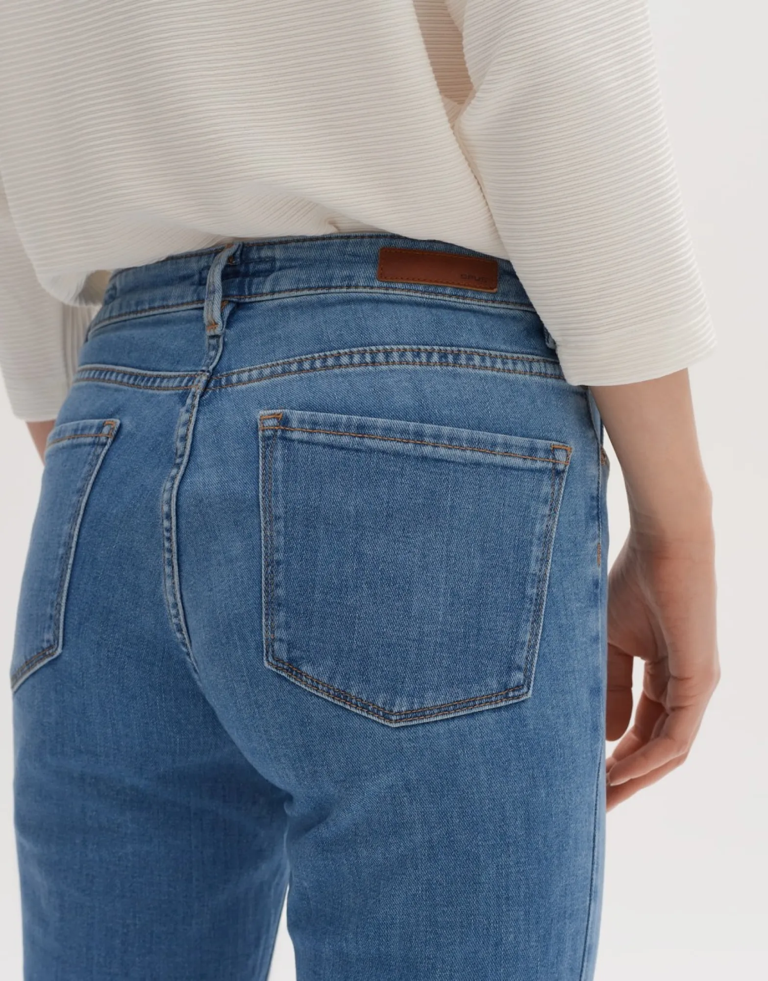 Best Sale someday Fashion Skinny Jeans Elma Mid Blue Clean Blue