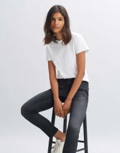 Sale someday Fashion Slim Jeans Evita Dark Authentic Used Grey