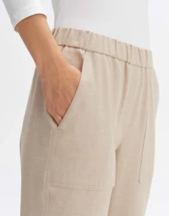 New someday Fashion Slip-On Broek Myha Macadamia