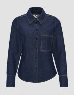 Best Sale someday Fashion Spijkerblouse Famalia Washed Night Blue