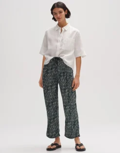 Best Sale someday Fashion Stoffen Broek Mahola Sunny Deep Teal