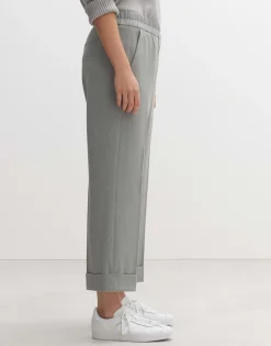 Flash Sale someday Fashion Stoffen Broek Maikito Brushed Hazy Fog Melange