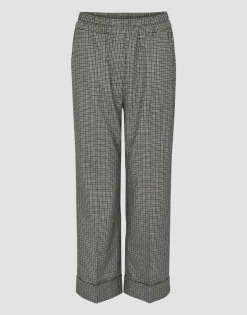 Online someday Fashion Stoffen Broek Maikito Check Hazy Fog Melange