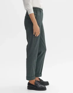 Shop someday Fashion Stoffen Broek Melina Track Deep Teal