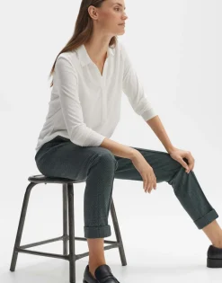 Shop someday Fashion Stoffen Broek Melina Track Deep Teal