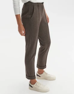 Sale someday Fashion Stoffen Broek Melina Track Sandalwood