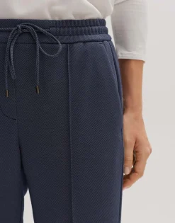 Outlet someday Fashion Stoffen Broek Melvy Cuff Dark Coal Blue