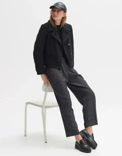 Outlet someday Fashion Stoffen Broek Mitina Splendid Black