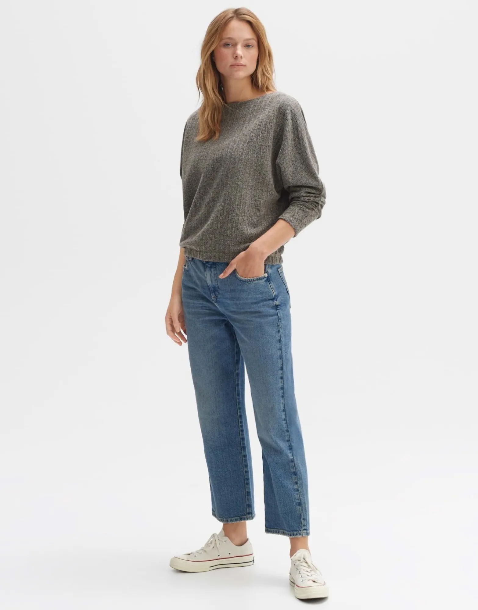 Cheap someday Fashion Sweatshirt Gisandi Macadamia