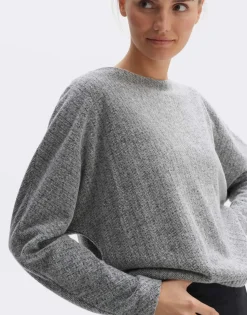 New someday Fashion Sweatshirt Gisandi Hazy Fog Melange