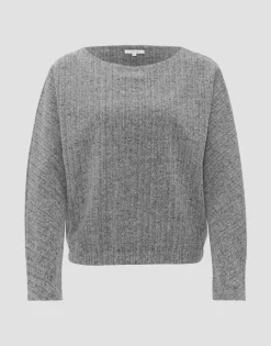 New someday Fashion Sweatshirt Gisandi Hazy Fog Melange