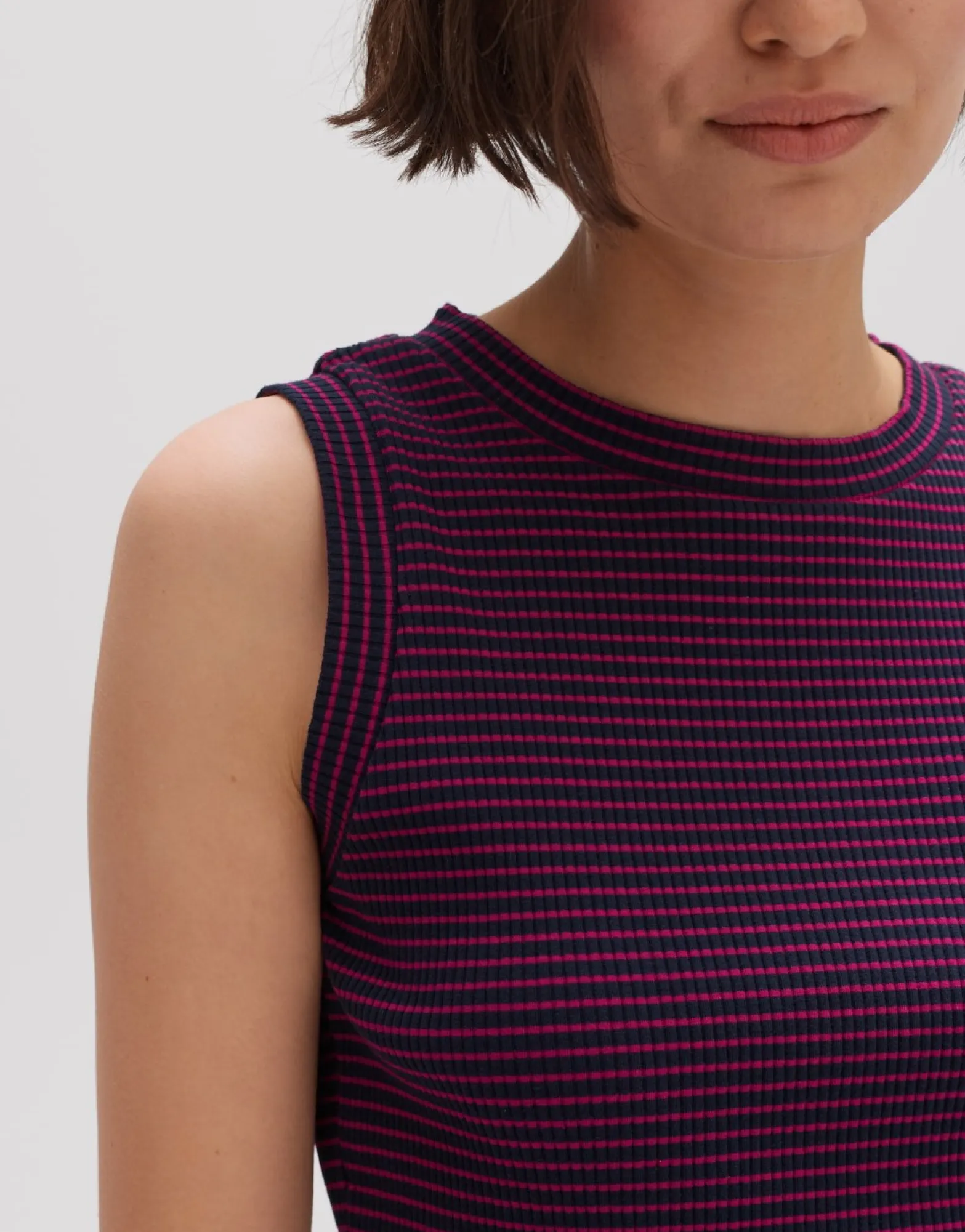 Hot someday Fashion Tanktop Indrany Fine Stripe Coal Blue