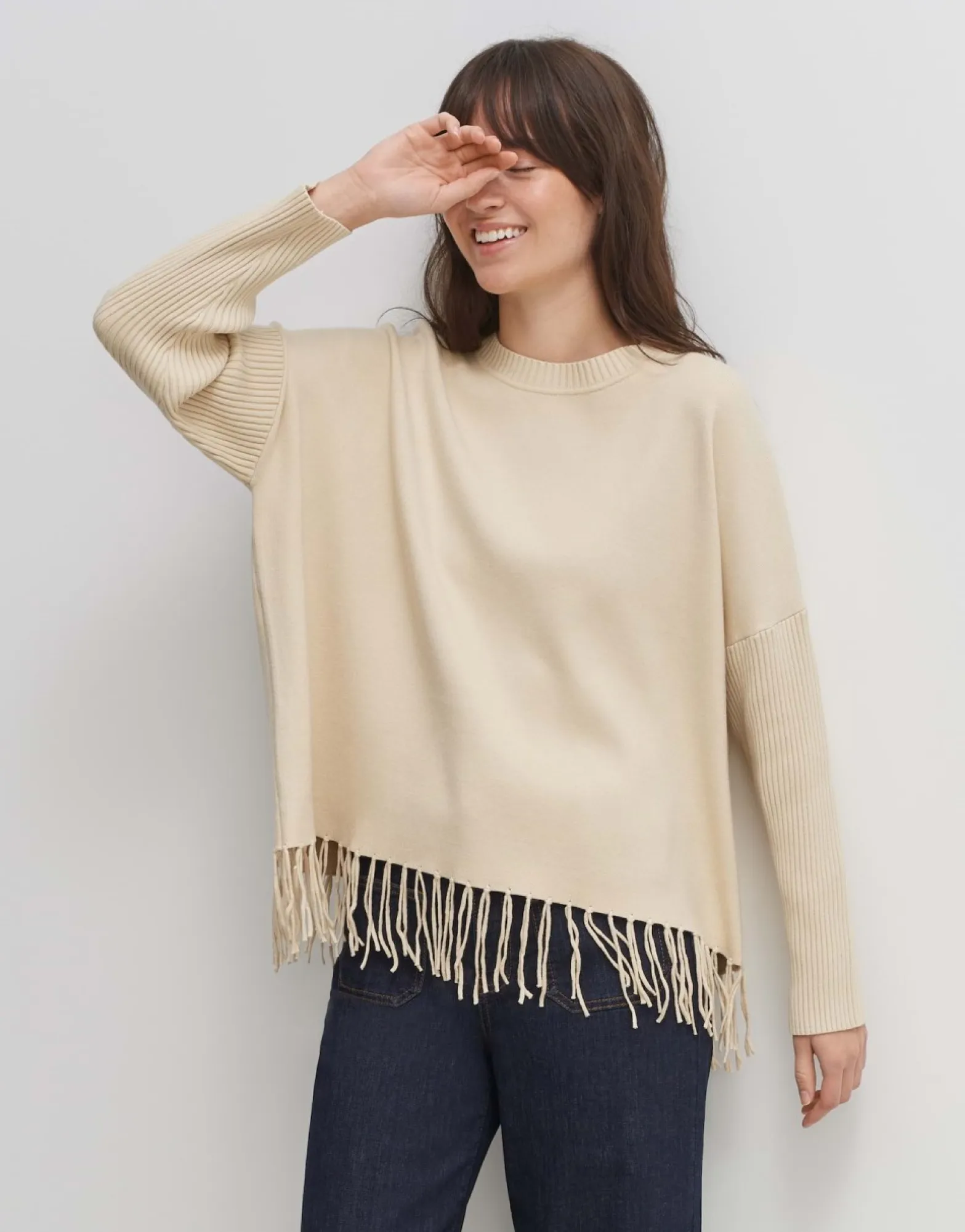 Cheap someday Fashion Trui Pebila Cloud Cream