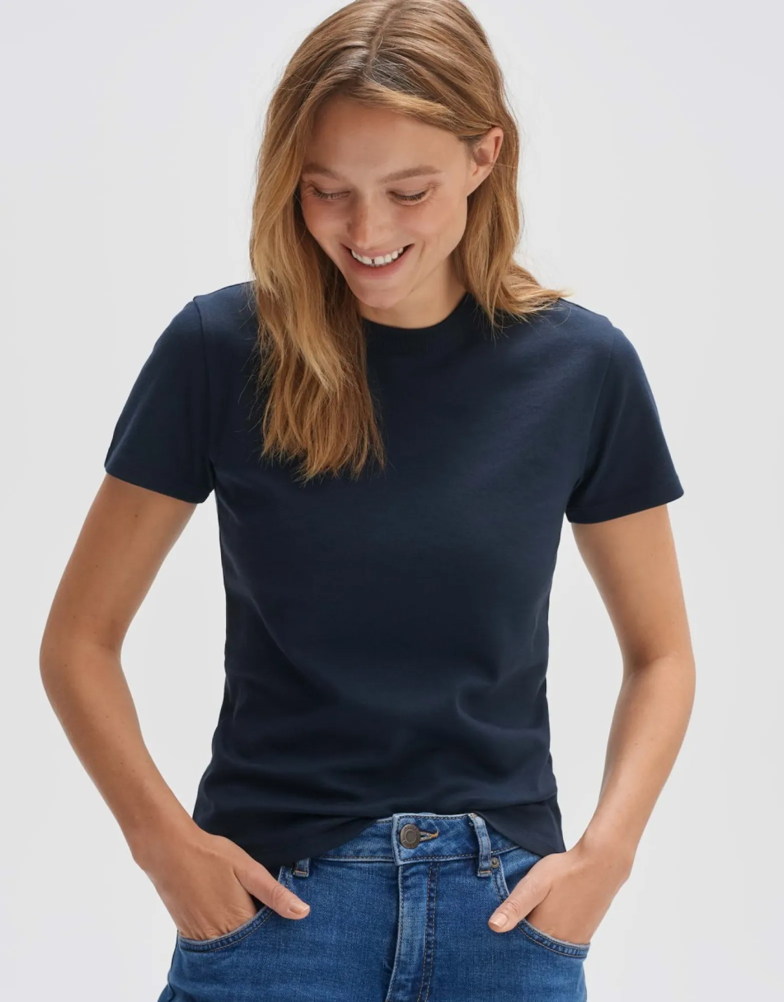 Cheap someday Fashion T-Shirt Samun Coal Blue