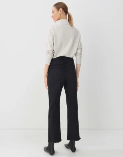 Fashion someday Fashion Uitlopende Jeans Ciflare Charcoal Dark Charcoal