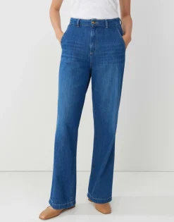 Sale someday Fashion Wide Jeans Celen Modern Mid Blue