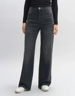 Online someday Fashion Wide Jeans Mivy Grey Washed Grey