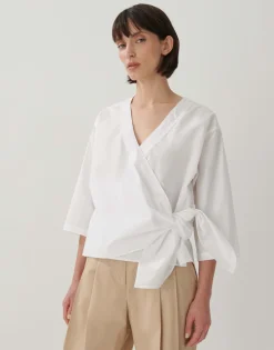 New someday Fashion Wikkelblouse Zayala White