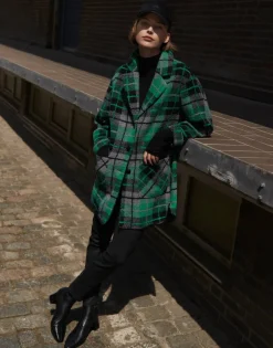 Discount someday Fashion Wollen Mantel Halilo Grunge Easy Grey