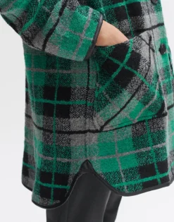 Discount someday Fashion Wollen Mantel Halilo Grunge Easy Grey