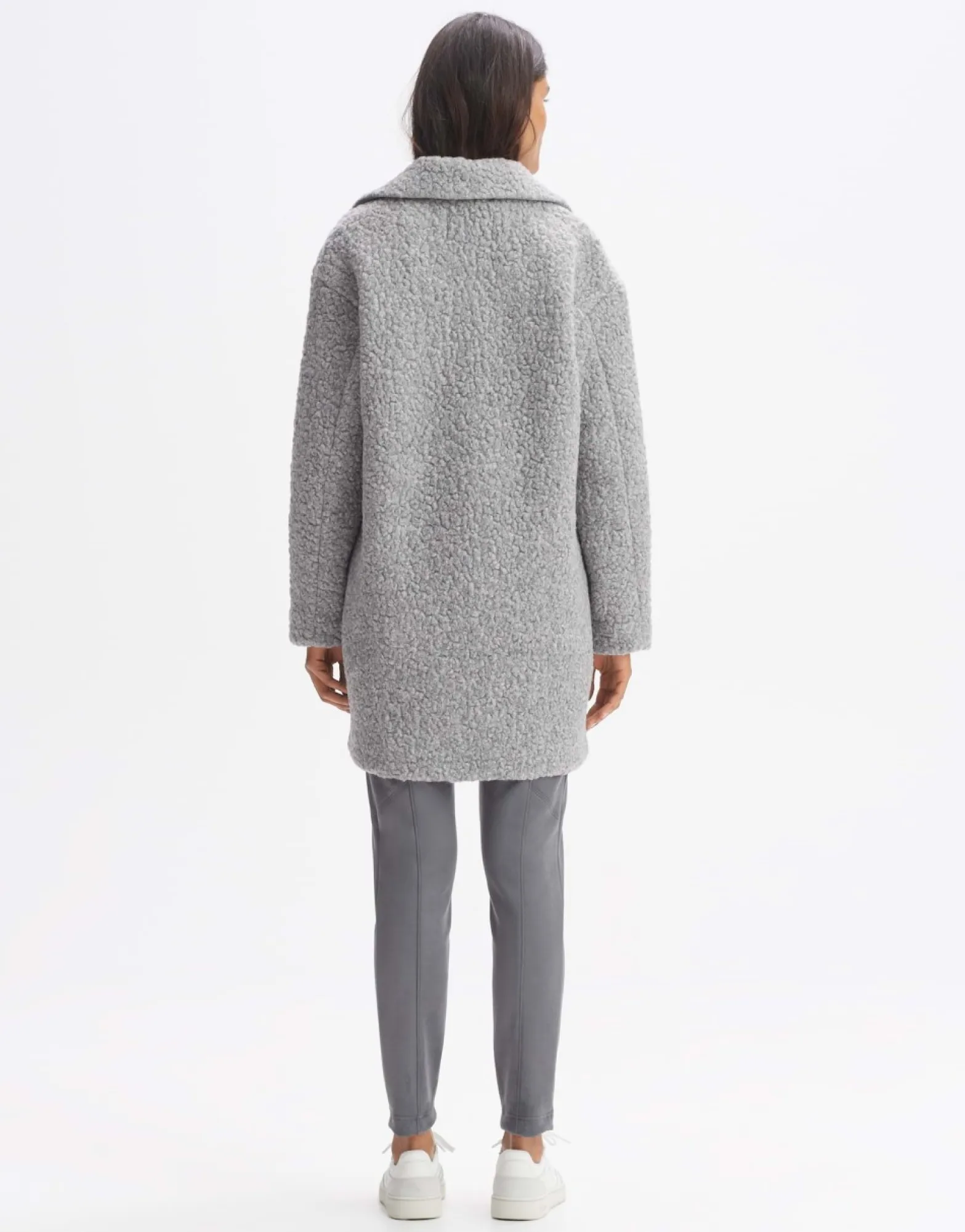 Outlet someday Fashion Wollen Mantel Hiromi Hazy Fog Melange