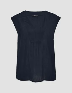 Clearance someday Fashion Zomerblouse Farani Crepe Coal Blue